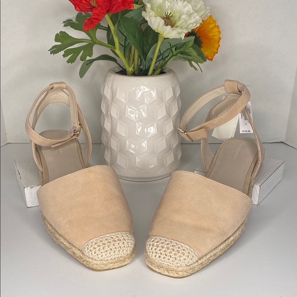 Banana Republic Tan Espadrille Sandals with Jute Sole